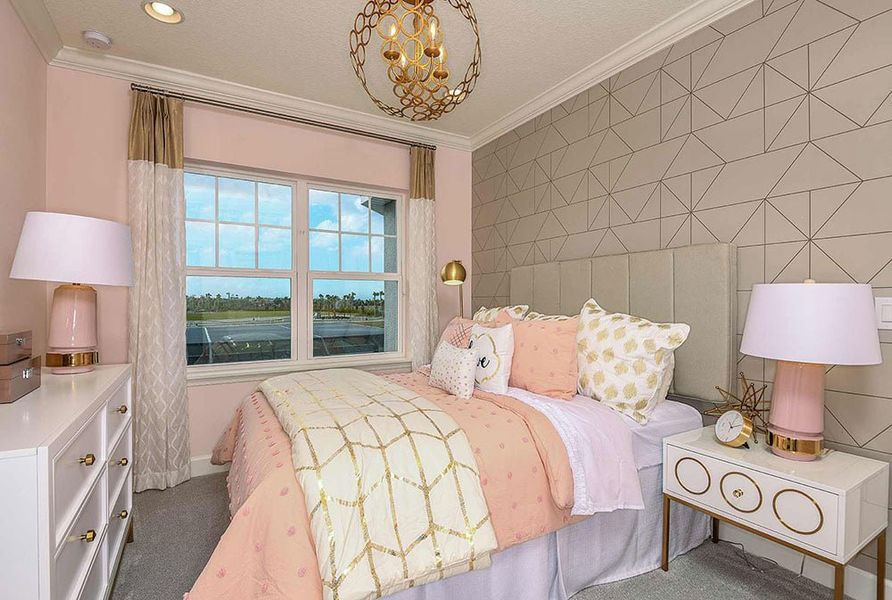 Representative furnished interior of a home built from the Barbados by Taylor Morrison in Tiburon, Nokomis (Image 16).