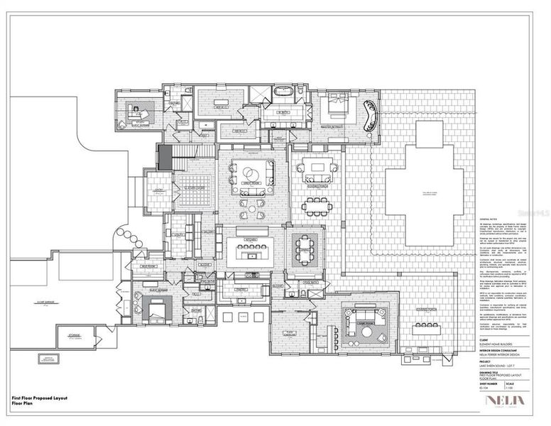 2D floor plan layout of this home in Lake Sheen Sound, Orlando, FL (Image 4).