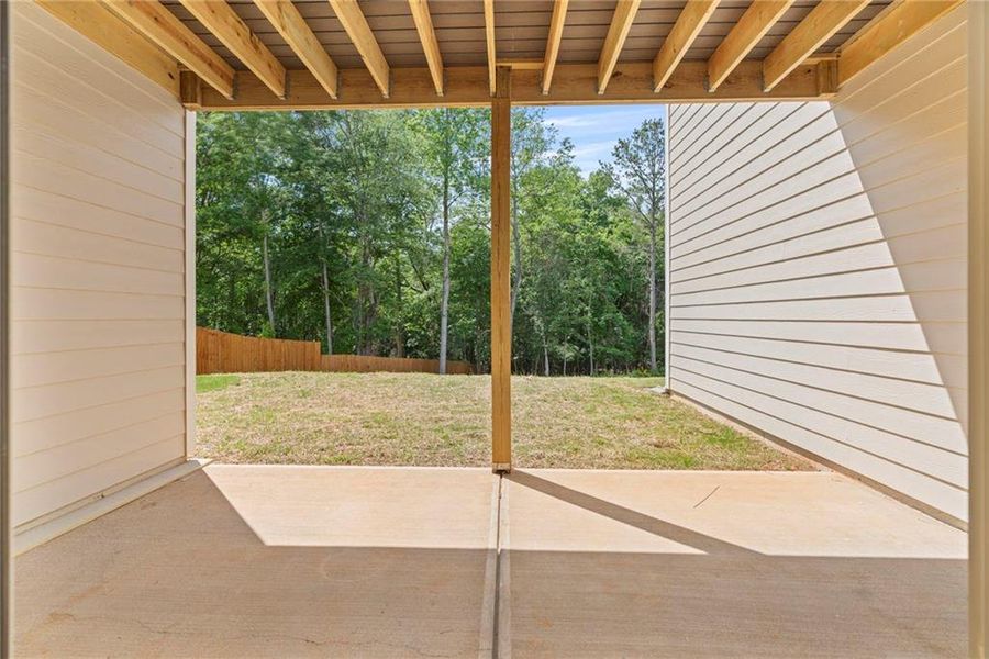 Exterior details and patio area of a home in , Cumming (Image 23).