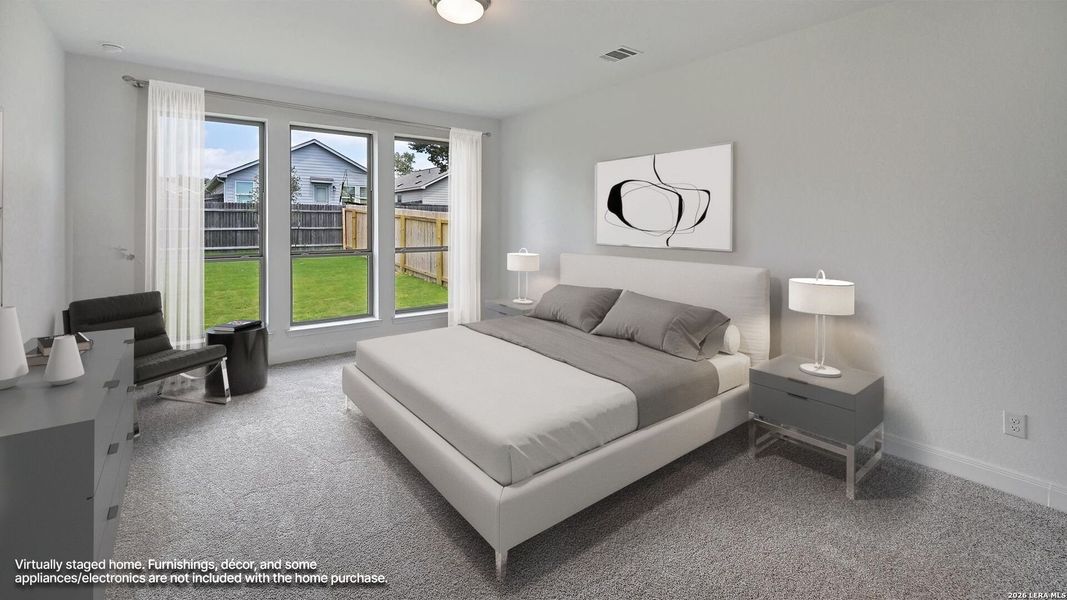Furnished interior view inside a new home in Kallison Ranch, San Antonio (Image 15).