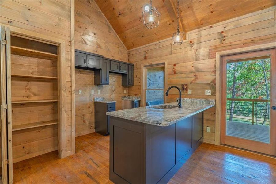 Furnished interior view inside a new home in , Cherry Log (Image 4).
