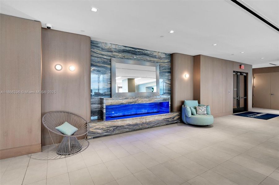 Furnished interior view inside a new home in , Miami (Image 16).