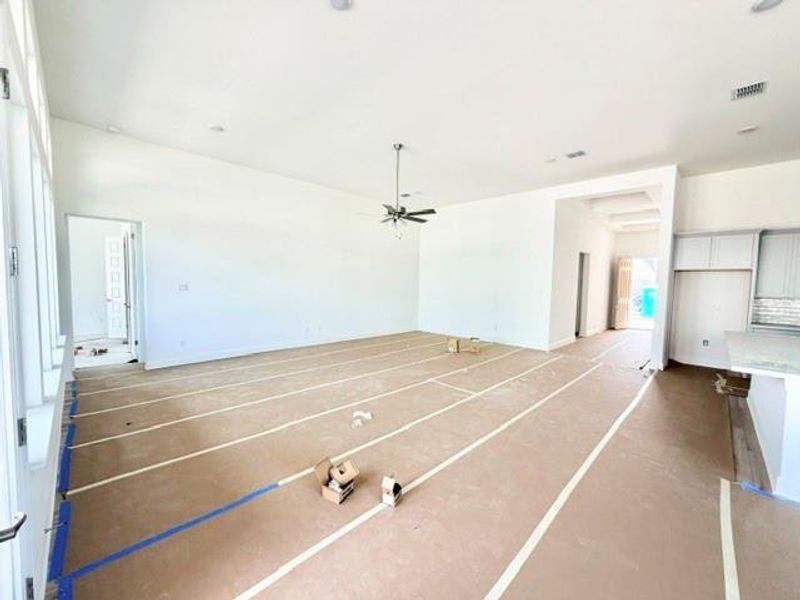 In-progress construction of a new home in Hawkes Landing, Leander, TX (Image 11).