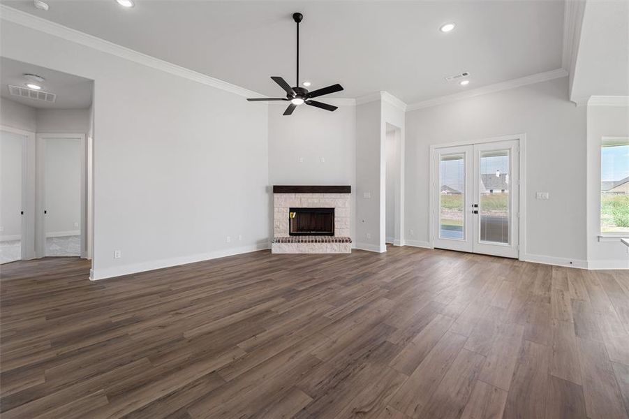 Spacious, unfurnished interior of a new home in Rocky Top, Krum (Image 25). Spacious, unfurnished interior of a new home in Rocky Top, Krum (Image 25).