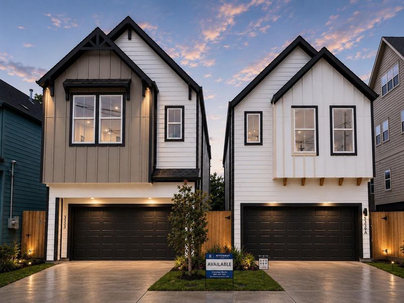 Front exterior of a new home in , Houston, TX, highlighting curb appeal (Image 16).