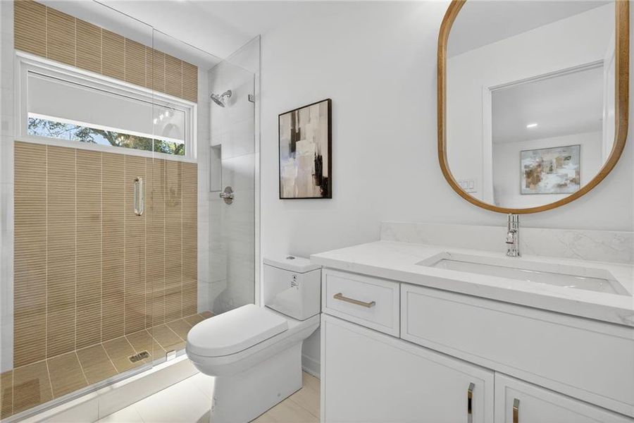 Furnished interior view inside a new home in , Atlanta (Image 34).