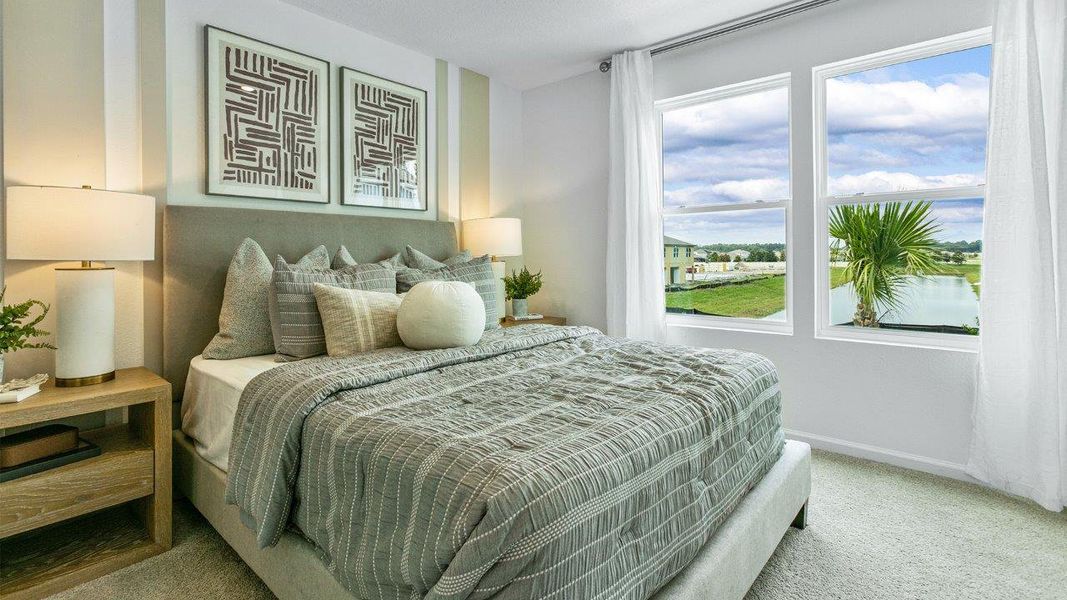 Furnished interior view inside a new home in Cordera, St. Augustine (Image 23).