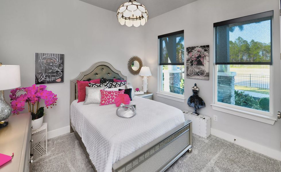 Furnished interior view inside a new home in Woodhaven, Port Orange (Image 18).