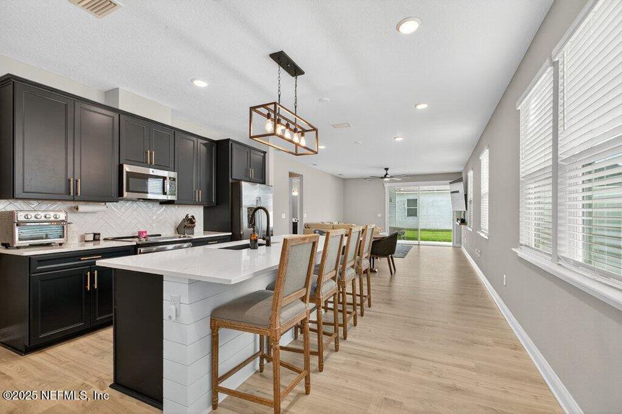 Furnished interior view inside a new home in , Jacksonville (Image 9). Furnished interior view inside a new home in , Jacksonville (Image 9).