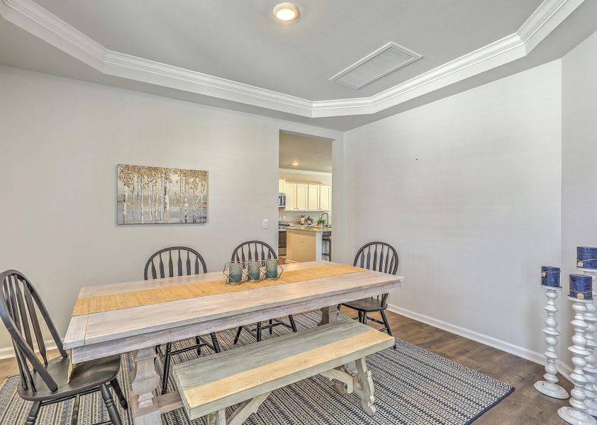 Furnished interior view inside a new home in The Ponds, Summerville (Image 14). Furnished interior view inside a new home in The Ponds, Summerville (Image 14).