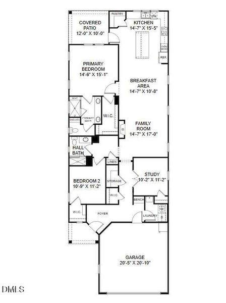 Homesite 222 Floorplan Homesite 222 Floorplan