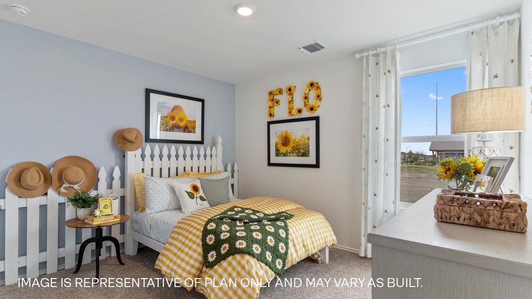 Furnished interior view inside a new home in Wayside, Uhland (Image 15).