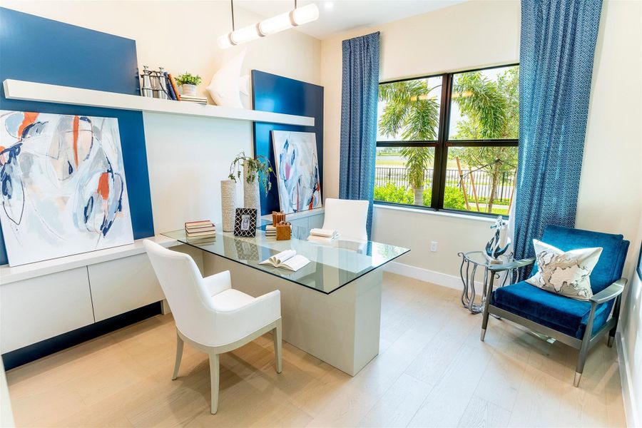 Furnished interior view inside a new home in , Palm Beach Gardens (Image 9).