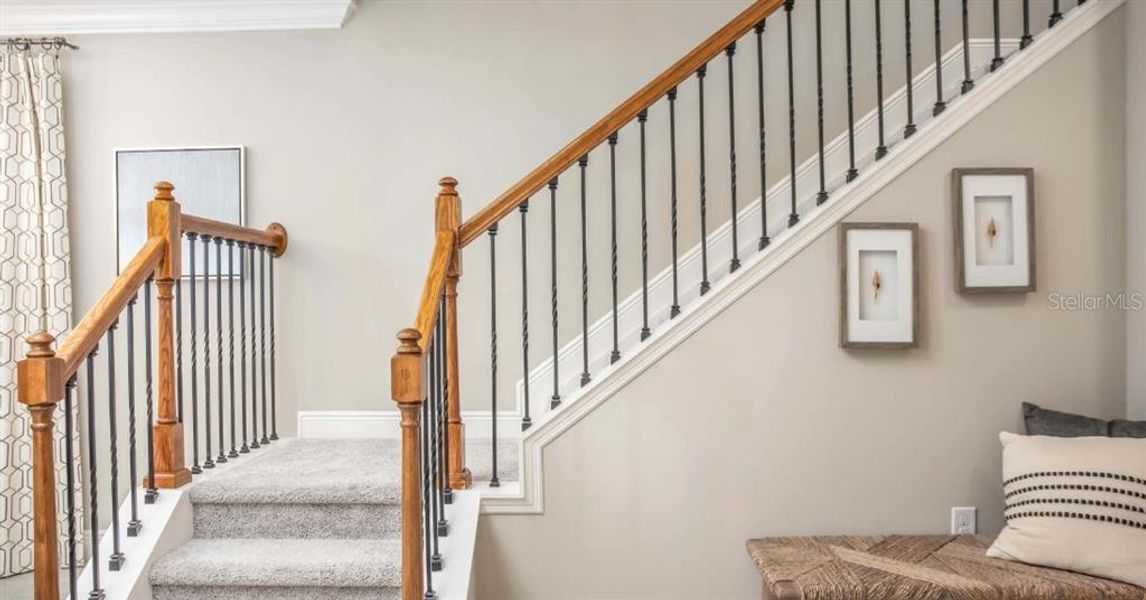 Furnished interior view inside a new home in Avalon Woods, Newberry (Image 10).