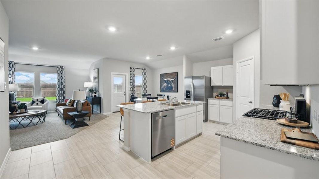 Furnished interior view inside a new home in Hickory Grove, Krum (Image 27).