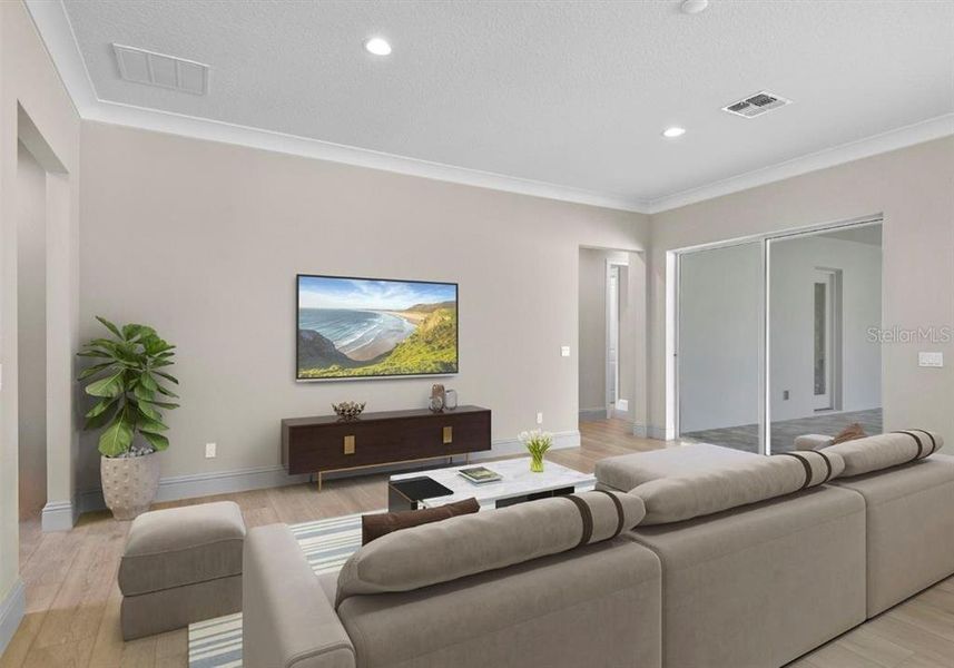 Furnished interior view inside a new home in , Apopka (Image 8).