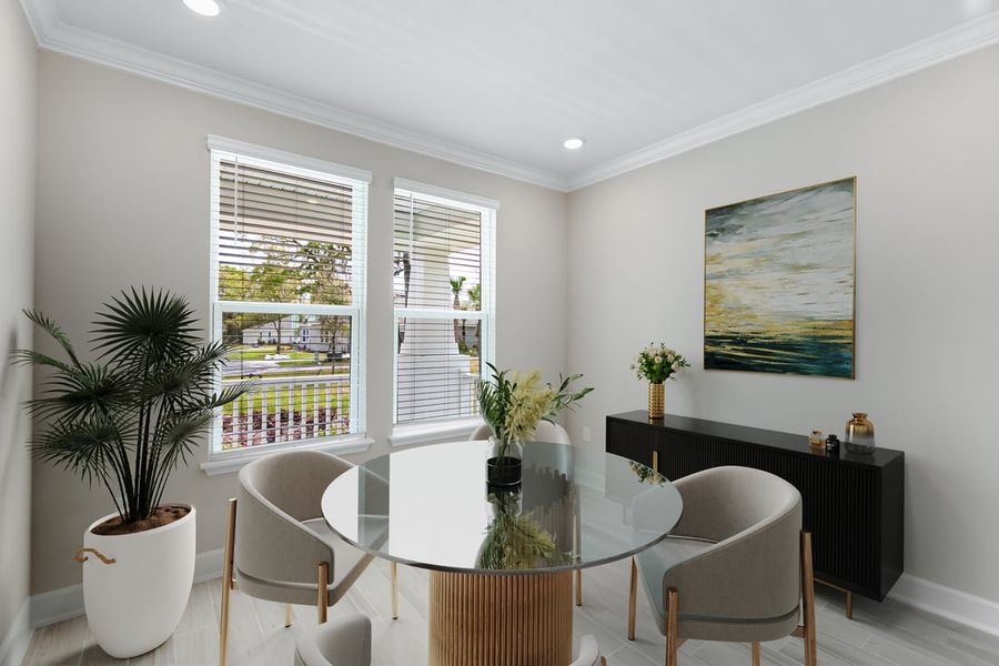 Representative furnished interior of a home built from the La Palma by Taylor Morrison in Colbert Landings, Palm Coast (Image 6).