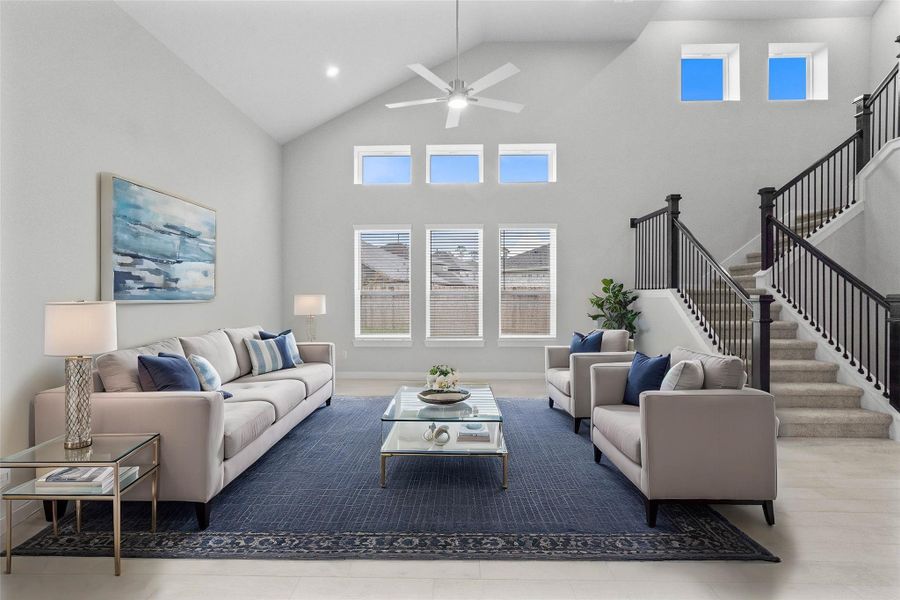 Furnished interior view inside a new home in Forest Village, Spring (Image 11).