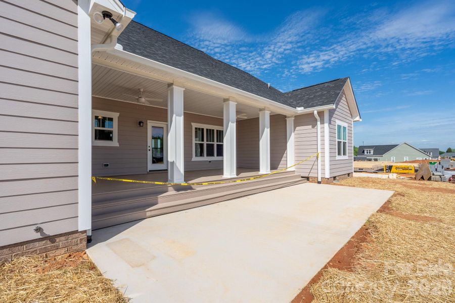 Exterior details and patio area of a home in , Salisbury (Image 16).