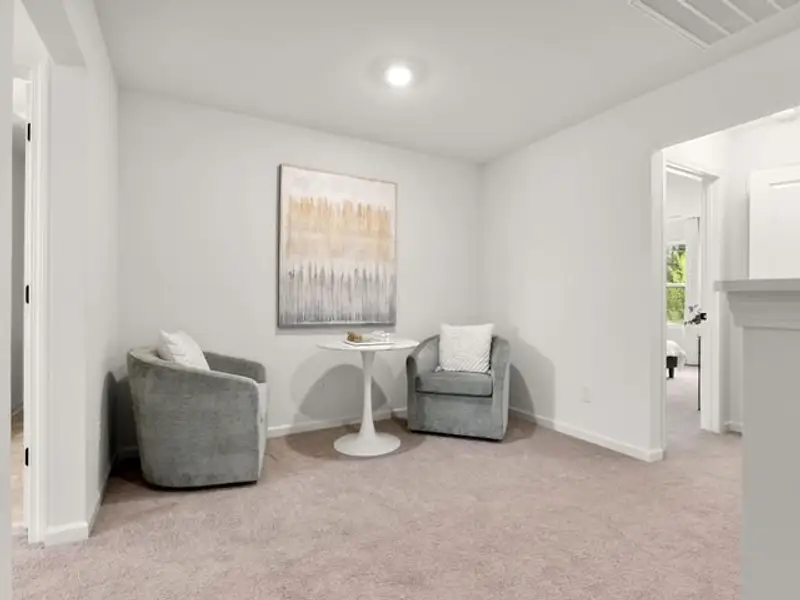 Representative furnished interior of a home built from the Haven TH by True Homes in Somerset Heights Townhomes, Winston-Salem (Image 15).