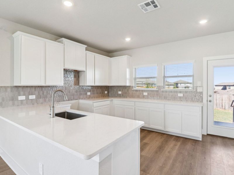 Furnished interior view inside a new home in Royal Crest, San Antonio (Image 6).