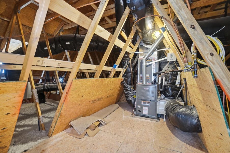 In-progress construction of a new home in Rone Creek, Waxhaw, NC (Image 83).