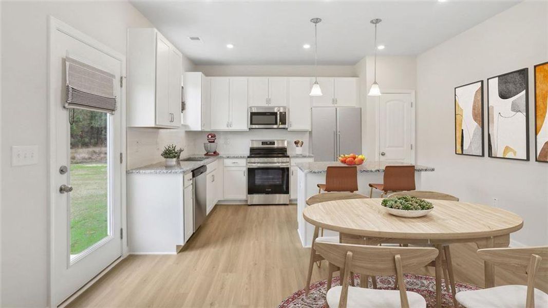 Furnished interior view inside a new home in Hawks View, Ringgold (Image 15).