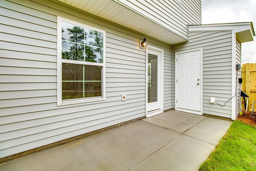 Exterior details and patio area of a home in Padgett Commons, Hopkins (Image 3). Exterior details and patio area of a home in Padgett Commons, Hopkins (Image 3).