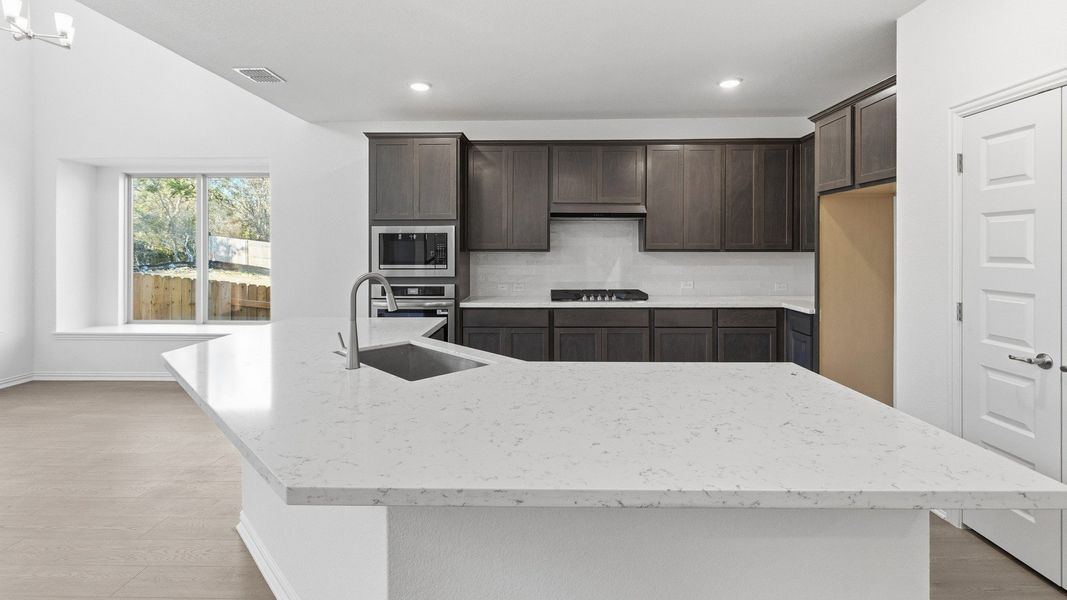 Furnished interior view inside a new home in Anthem, Kyle (Image 7).
