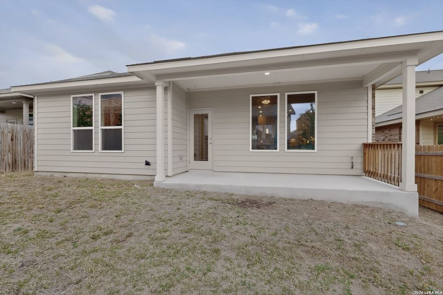 Exterior details and patio area of a home in Bricewood, San Antonio (Image 3). Exterior details and patio area of a home in Bricewood, San Antonio (Image 3).