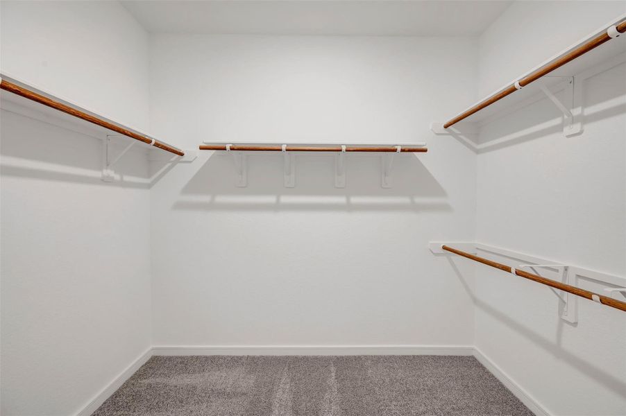 Primary walk-in closet Primary walk-in closet