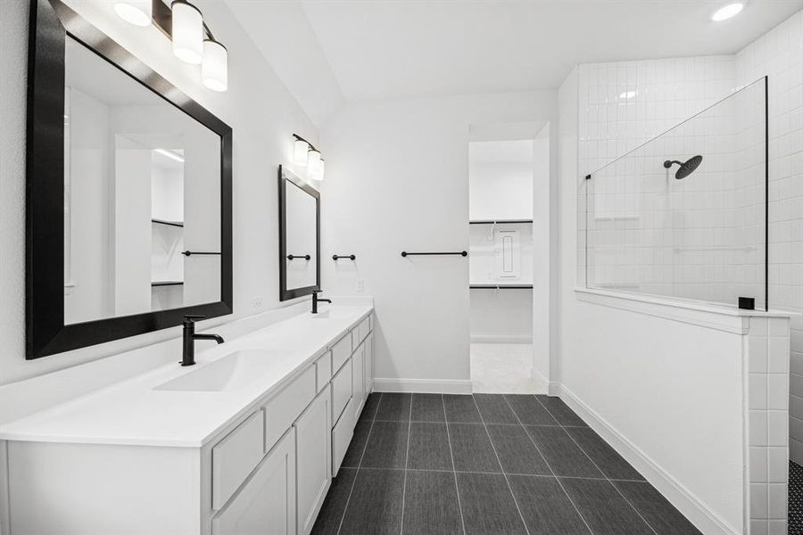 Furnished interior view inside a new home in Karis - Village Series, Crowley (Image 12). Furnished interior view inside a new home in Karis - Village Series, Crowley (Image 12).