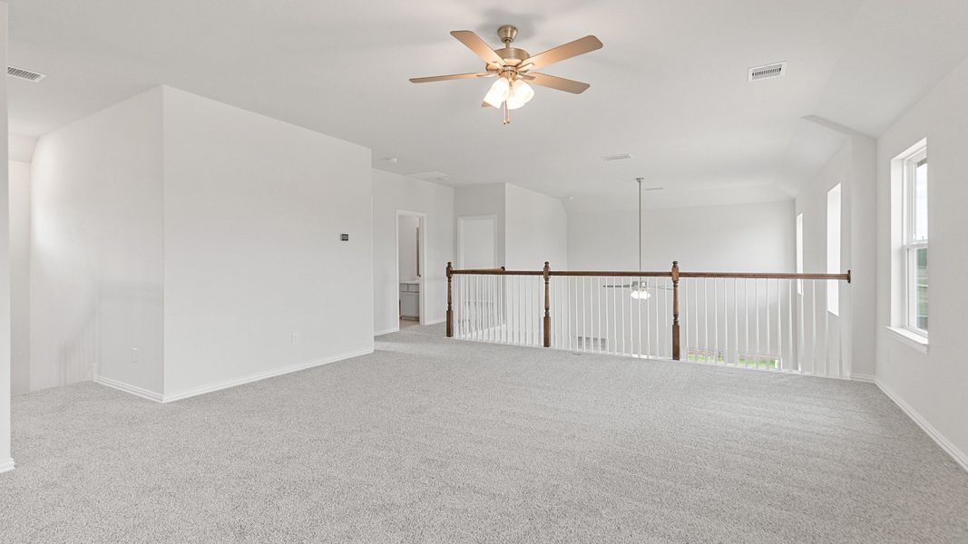 Representative furnished interior of a home built from the Wayfinder by Brightland Homes in Mostyn Springs, Magnolia (Image 14).