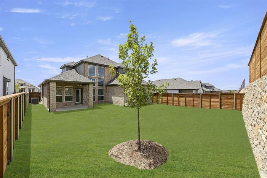 Exterior details and patio area of a home in Solterra, Mesquite (Image 4).