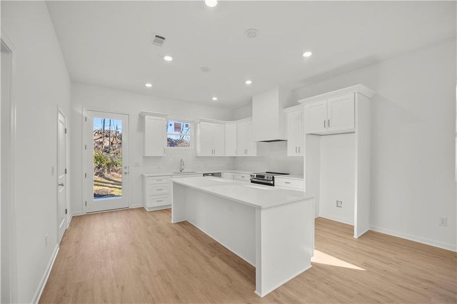 Furnished interior view inside a new home in , Atlanta (Image 7). Furnished interior view inside a new home in , Atlanta (Image 7).