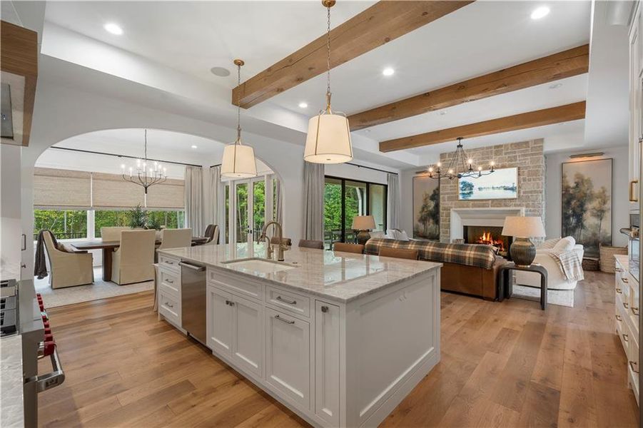 Furnished interior view inside a new home in , Alpharetta (Image 42).