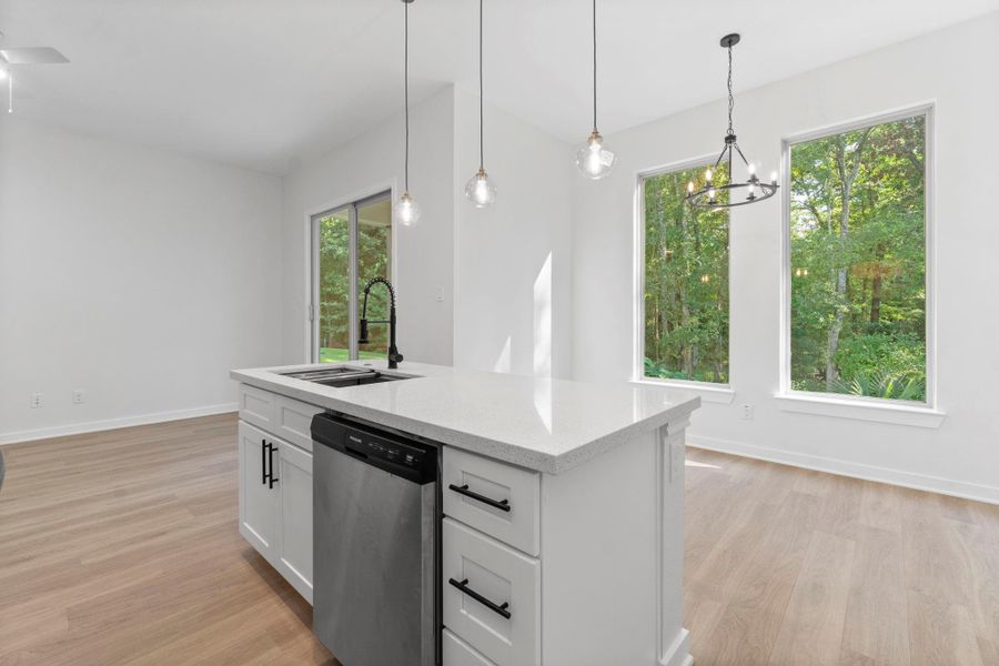 Furnished interior view inside a new home in , Conroe (Image 7).