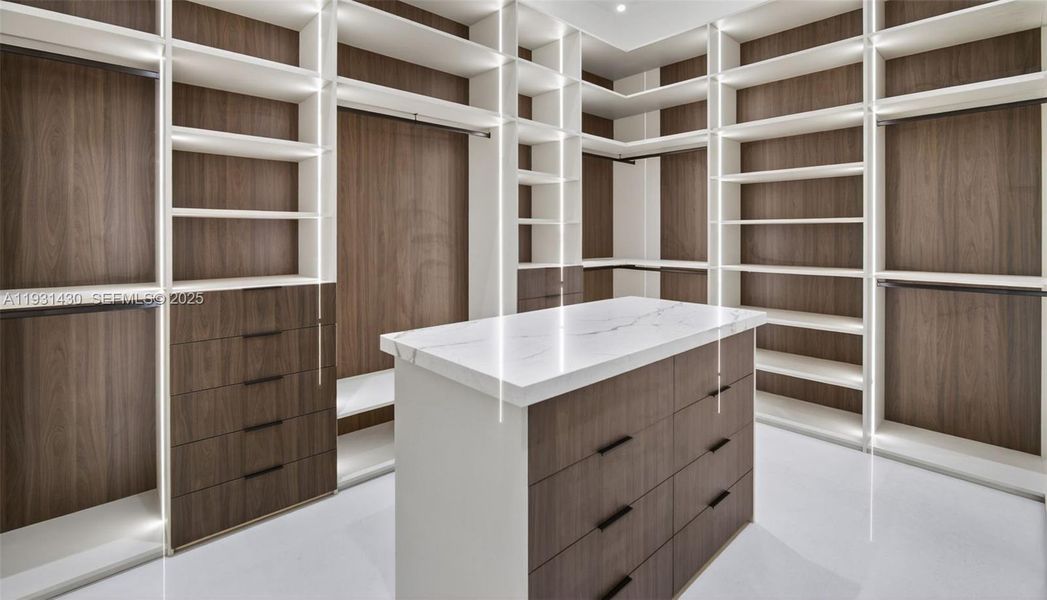 Furnished interior view inside a new home in , Miami (Image 10).