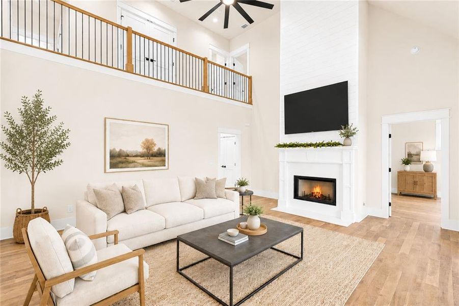 Furnished interior view inside a new home in , Dawsonville (Image 5).