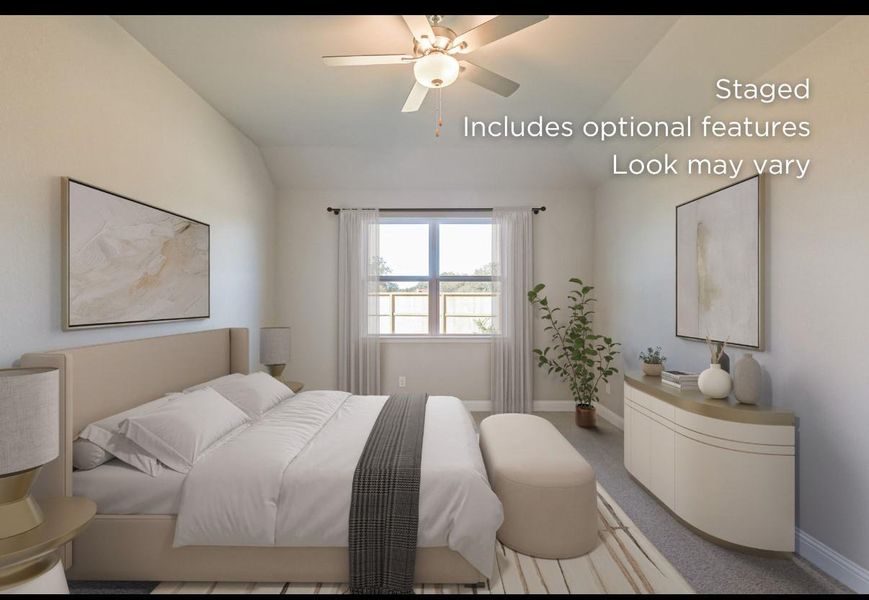 Furnished interior view inside a new home in WILDTREE 40', Montgomery (Image 3).