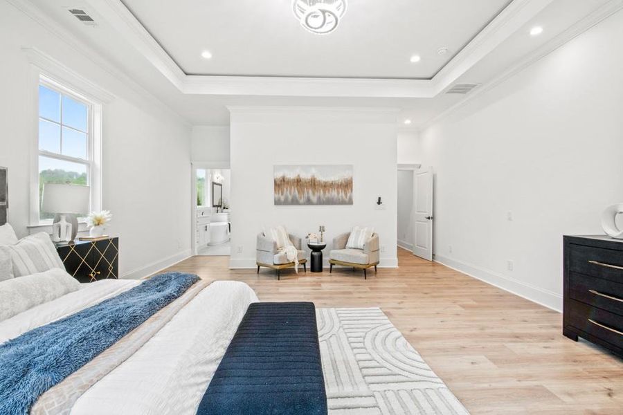 Furnished interior view inside a new home in , Dacula (Image 43).