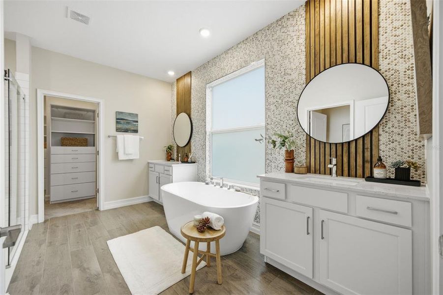 Furnished interior view inside a new home in Pearl Estates, Lutz (Image 35).