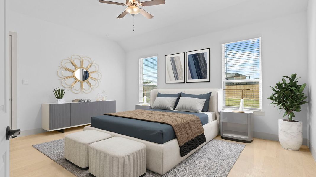 Representative furnished interior of a home built from the Cardinale by D.R. Horton in Westland Ranch 60' Homesites, League City (Image 15). Representative furnished interior of a home built from the Cardinale by D.R. Horton in Westland Ranch 60' Homesites, League City (Image 15).
