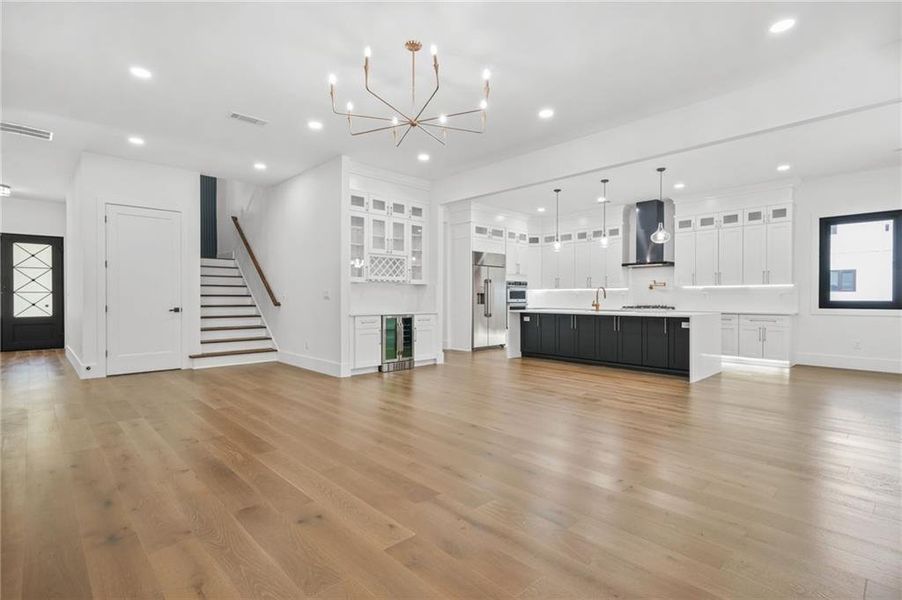 Furnished interior view inside a new home in , Atlanta (Image 8).