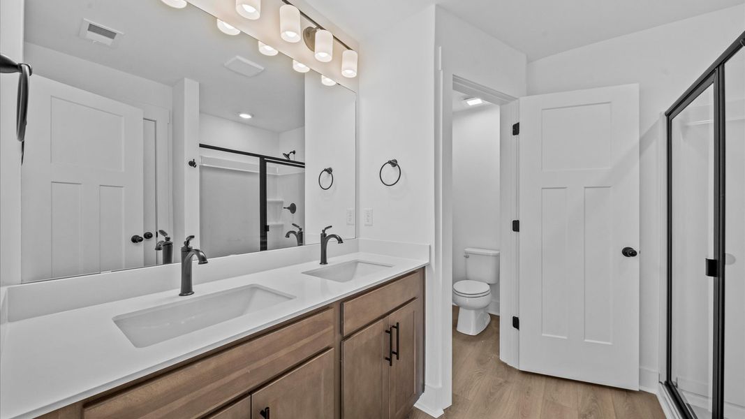 Furnished interior view inside a new home in Hickory Heights, Greenville (Image 24). Furnished interior view inside a new home in Hickory Heights, Greenville (Image 24).