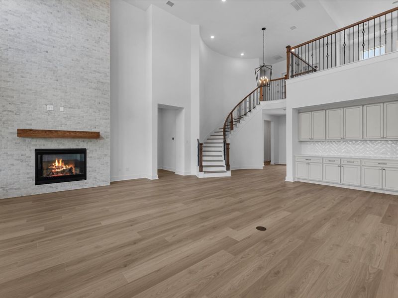 Spacious, unfurnished interior of a new home in Dunham Pointe, Cypress (Image 15). Spacious, unfurnished interior of a new home in Dunham Pointe, Cypress (Image 15).