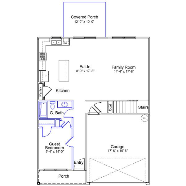 2D floor plan layout of this home in Winston Ridge, Youngsville, NC (Image 2). 2D floor plan layout of this home in Winston Ridge, Youngsville, NC (Image 2).