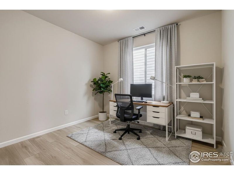 Main floor study Main floor study