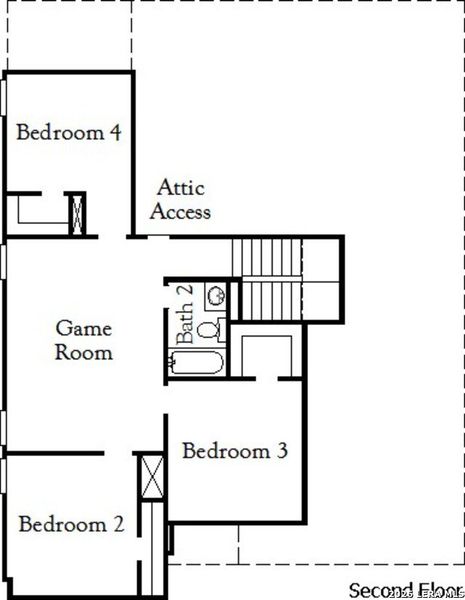 2D floor plan layout of this home in Summerlin, San Antonio, TX (Image 5). 2D floor plan layout of this home in Summerlin, San Antonio, TX (Image 5).