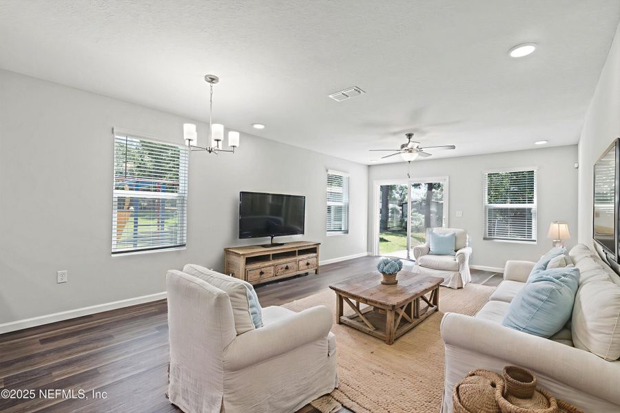 Furnished interior view inside a new home in , Jacksonville (Image 4).